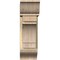 Ekena Millwork Merced Traditional Rough Sawn Bracket w/ Offset Brace, Douglas Fir, 8"W x 22"D x 26"H BKT0806X22X26MRC01RDF - alternate 2